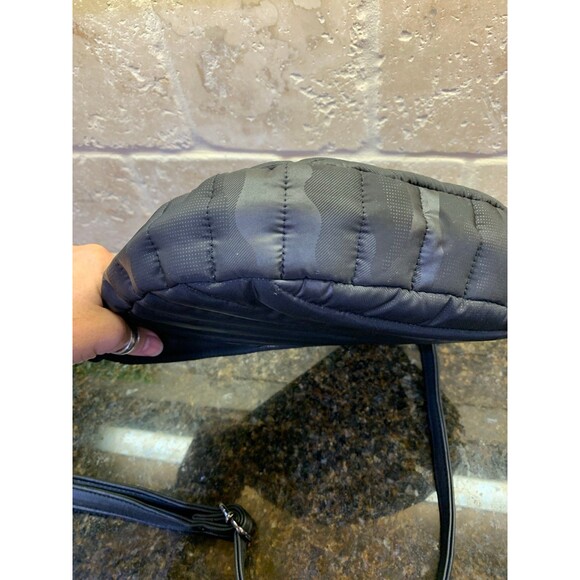 Think Royln The Mercer Crossbody Bag Black Quilted Camo NWOT - Picture 5 of 11